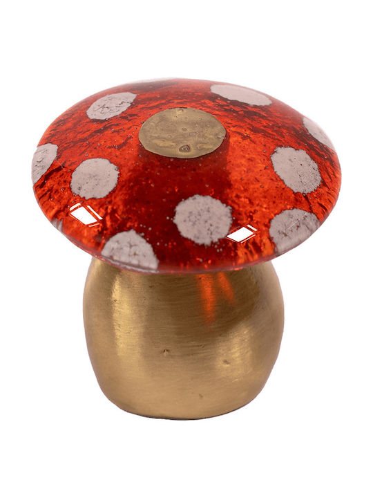 Glass Handmade Mushroom "Kallisti" 6x6 Polka Do...