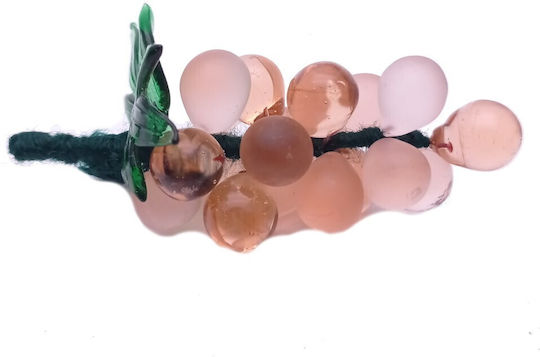 Crystal Grape Decorative 8x3cm Pink