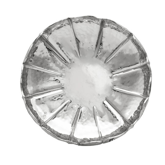 Silver Bowl 19x19x8cm Mpo00307