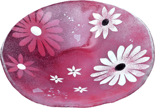 Platou Decorativ Sticlă ''καλλίστη'' Margaritе Violet 28,5cm