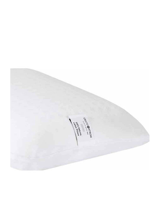 Greco Strom Natural Μαξιλάρι Ύπνου Latex Μέτριο Διάσταση 40x60 Ύψος Μαξιλαριού 15cm