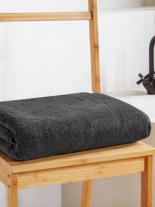 Πετσέτες Μπάνιου Hauz Modal 700gsm 76x147 Charcoal Grey