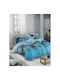 Cearceafuri De Pat 1 Bucată Semi-dublu Bumbac 160x240 Alegere Culoare Full Face 30072-2