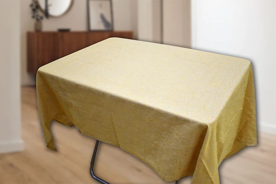 Τραπεζομάντηλο Βαμβακερό 140x180cm Κίτρινο