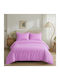 Casa Colori Duvet Cover Queen 100% Cotton 220x240 Lilac