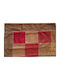 Kalogirou Home Armchair Throw 140x220cm Burgundy-Beige Burgundy-Beige