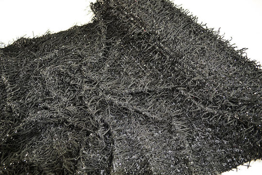 Țesătură Metalizată Rio Negru 50 Cm X 2 M Negru