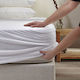 Wasserdichtes Matratzenschoner Αιγαίον 90x200+30 Weiß
