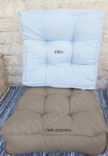 Floor Pillow 60x60x20 Natural Home 35050 Dark Gray