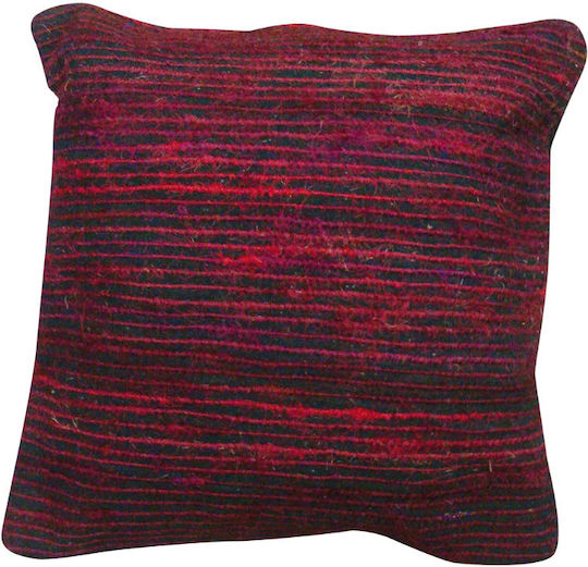 JGS S.A. Decorative Pillow Case RS-73 Cushion-016 Red Silk 45x45cm