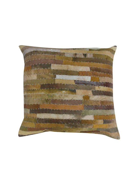 JGS S.A. Throw Pillow Case KB-157 Cushion-006 Dark Brown Suede 45x45cm