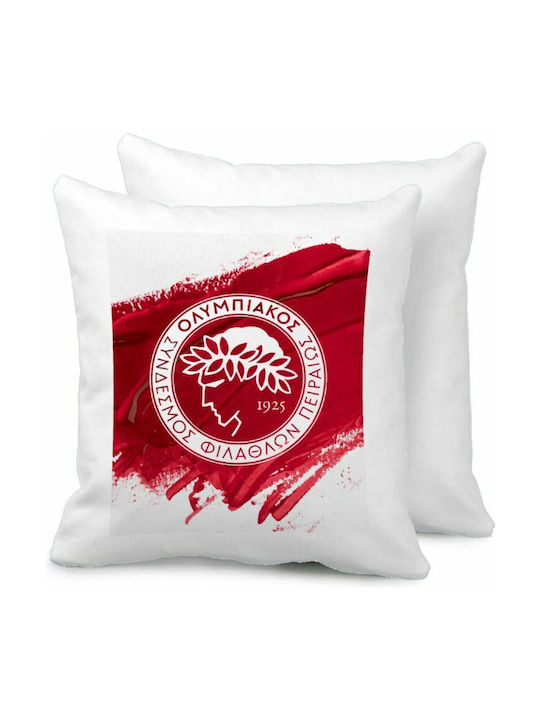 Olympiacos F.c Sofa-Kissen 40x40cm inklusive Füllung
