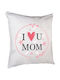 Bestsub Mammy Throw Pillow I Love U Mom 40 X 40 Cm Filling