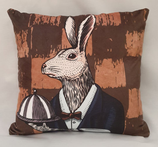 Μαξιλαροθήκη Velvet 45x45 Mr Rabbit 45 X 45