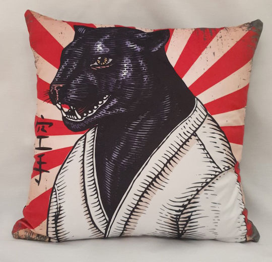 Kalogirou Home Decorative Pillow Case 45x45 cm