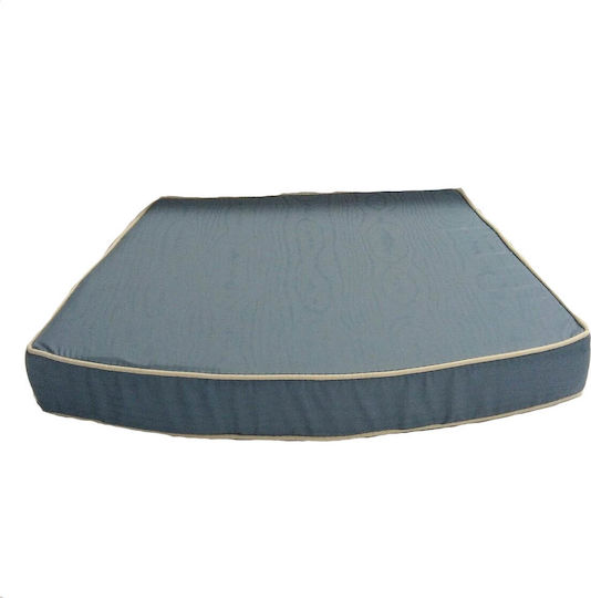 Fer-Forge Chair Cushion 48x45x37 Rustic-Swedish Blue Trunk