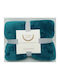 Single Blanket 160x220 Fleece Natural Home Fleece Green