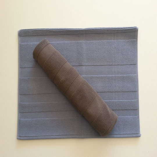 Badematte 60x90 Baumwolle Natural Home Badematte Blau