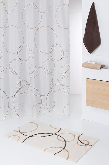 Cortină De Duș Equatorial 180x200 Ecru