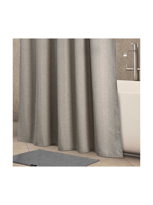 Κουρτίνα Μπάνιου Fieldcrest Linen-look 180cmx200cm Linen