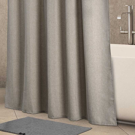 Κουρτίνα Μπάνιου Fieldcrest Linen-look 180cmx200cm Linen