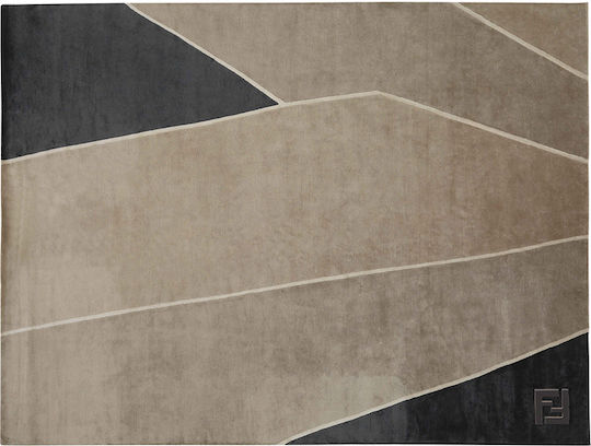 Klee Χαλί Ορθογώνιο Μπεζ-πρασινες 400x300cm