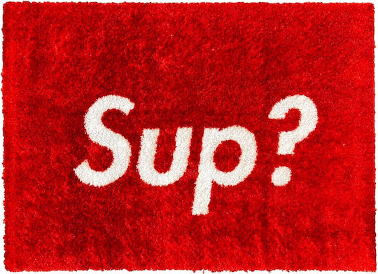 Sneaker Essentials Sup? Red Indoor Doormat 70x50cm