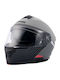 Blauer H.T. Noah H137 Matt Cool Gray Motorradhelm Aufklappbar ECE 22.06 1650gr mit Sonnenblende