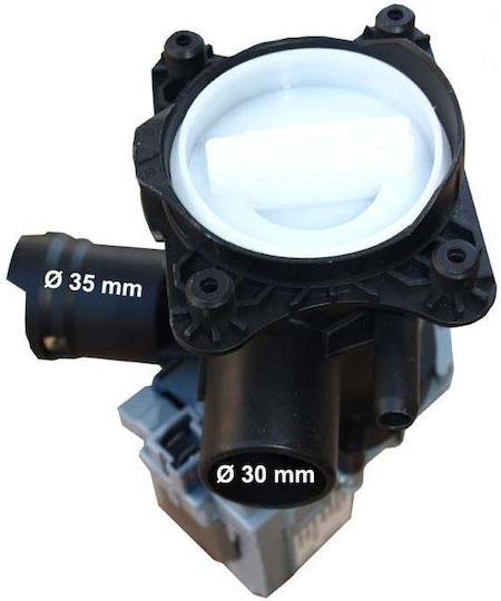 Drain Pump for Washing Machine Siemens Bosch Pitsos Clamp at the Outlet