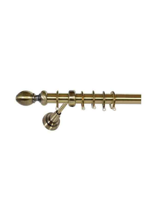 Ausziehbare Vorhangstange N6 1,40m-2,50m Bronze