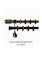 Curtain Pole Import Φ25 Series A No.5 Oxidized Import Hellas Double Internal Tube 200cm