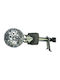 Epiplo-Fos Extendable Metallic Curtain Pole Ball Single 300-300cm Silver