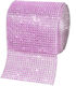 Ribbon Tape Rhinestones Pink 12cm/9m