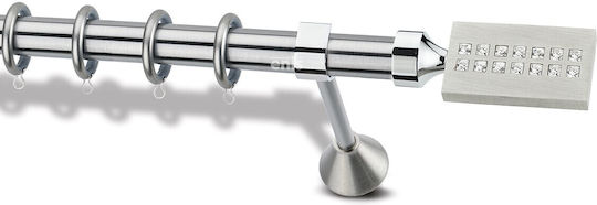 Vorhangstangen Metallisch F25 Enis Ιφιγένεια Nikel Matt Chrom 160cm