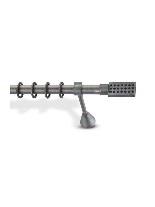 Bare pentru Perdele Metalic F25 Enis Antigone Χκ Industrial 160cm Dublu de Către Rail