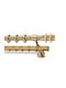 Metallic Curtain Pole Enis Nireas Matte Finish 160cm