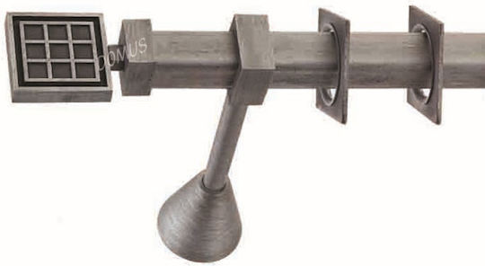 Industrie Vorhangstange Domus Apollon Φ25 – Industrie Vorhangstange Φ25 Innen Schiene 160cm
