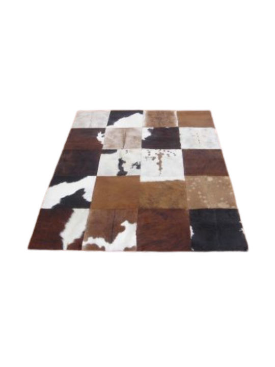 Jgs S.a Covor Living Piele Maro Negru Alb Kb-371 Carpet-027 160x230cm