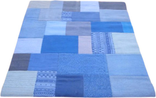 Jgs S.a Килим За Дневна Patchwork Син New Patchwork-16 Carpet-052 160х230см