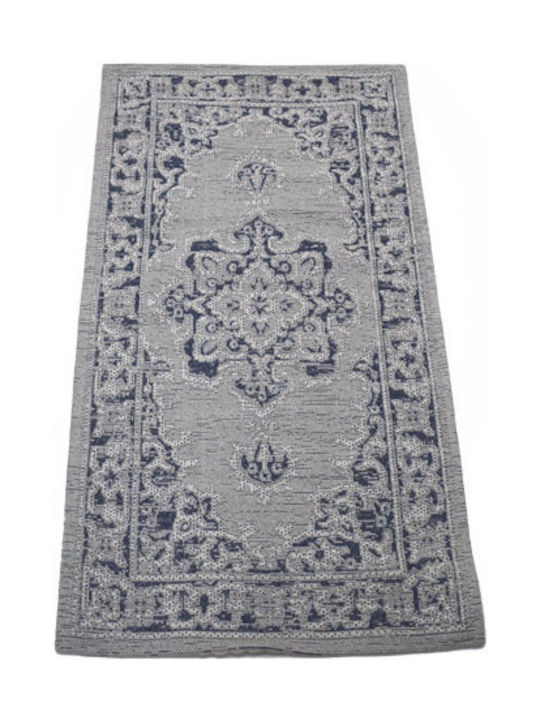 Χαλάκι Βαμβακερό 75x140 Shaman 2672 Blue