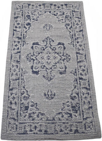 Cotton Rug 75x140 Shaman 2672 Blue
