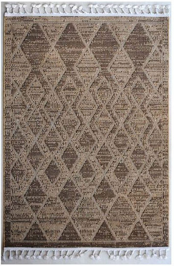 Плетеница Килими за дневна All Seasons 133x190 Enjoy A896a/r0614 Бежови Alexander Carpets