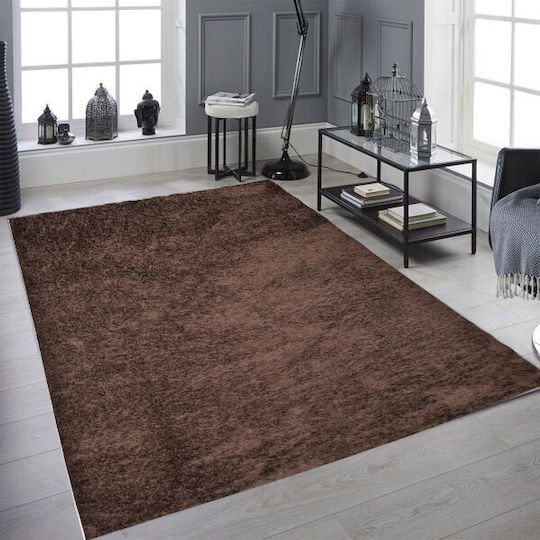 Wohnzimmer Teppiche Shaggy 3D 240x300cm Braun