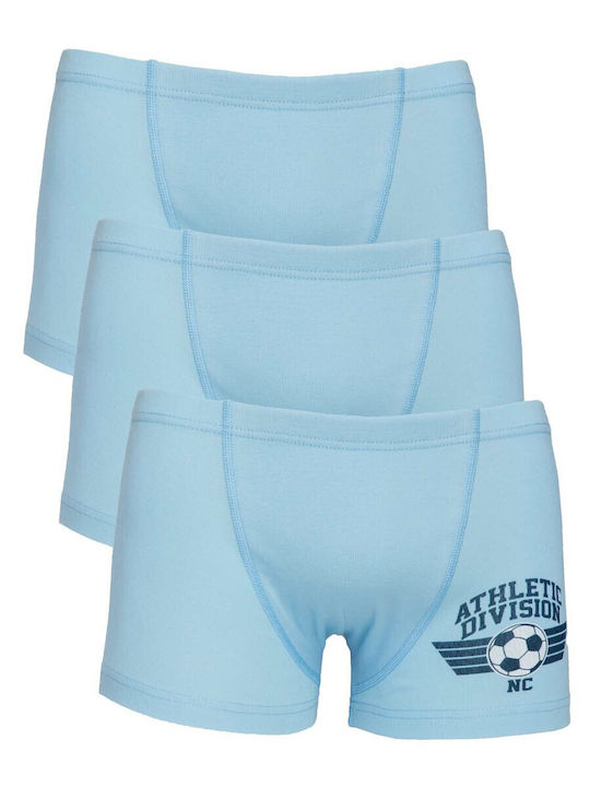 Nina Club Set of Kids' Boxers Light Blue 3pcs