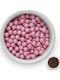 CHatzigiannakis Jordan Almonds Choco Balls Pearly In Classic Shape With Chocolate Flavour Pink 1000gr