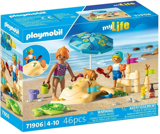 Playmobil Моят живот Майка и дете на плажа за 4-10 години