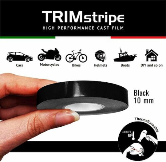 Self-Adhesive Single Black Film 1cm 1 Piece Quattroerre 032.10496