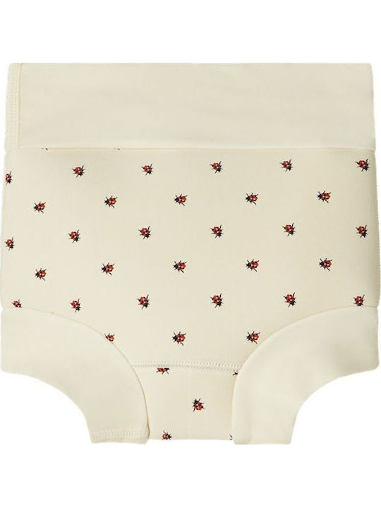 Lil' Atelier Ladybug Lil Atelier Kids Swimwear Swim Diaper Beige