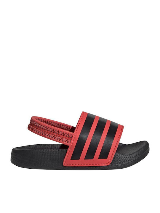 adidas Kinder Badeschlappen Rot Adilette Estrap