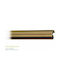 Aluminum One-Way Oval Curtain Track Ø23 Bronze 180cm